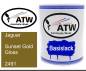 Preview: Jaguar, Sunset Gold Gloss, 2491: 1L Lackdose, von ATW Autoteile West.